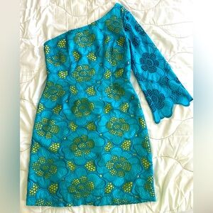Lilly Pulitzer one shoulder dress